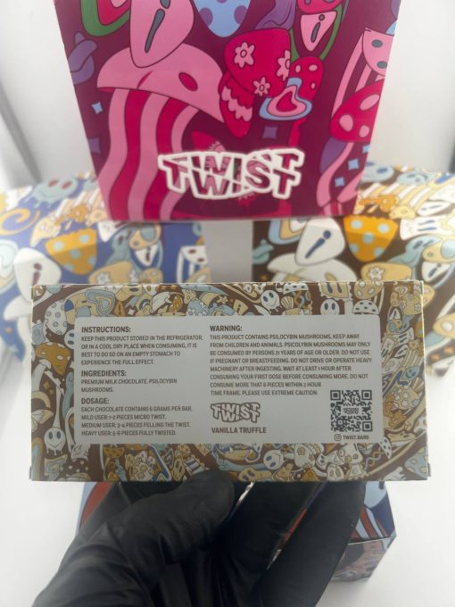 Twist Mushroom Chocolate Bar